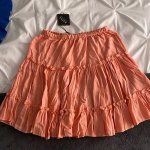 coral skirt